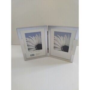 Double Silver 5x7 picture frames